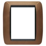 Placca Quadra 3+3 Moduli Living Light Bronzo Ossidato - BTICINO LEGRAND L4826BO