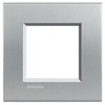 placca quadra a due moduli tech - BTICINO LEGRAND LNA4802TE