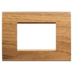 Placca 3 Moduli Living Light Noce - BTICINO LEGRAND LNA4803LNC