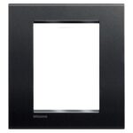 Placca Quadra 3+3 Posti LivingLight Antracite - BTICINO LEGRAND LNA4826AR