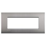 Placca AIR 7 Moduli Nichel Satinato - BTICINO LEGRAND LNC4807NK