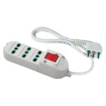 Multipresa 3 uscite 10/16A con Interruttore Bianco - FME 41013