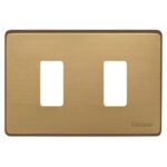 Placca 2 Posti Magic Bronzo - BTICINO LEGRAND 503/2/BR