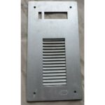 placca frontale in alluminio anodizzato 1 pulsante con cassetta - URMET 625