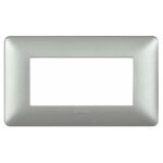 PLACCA A QUATTRO POSTI MATIX DI COLORE ACQUAMARINA - BTICINO LEGRAND AM4804SQ