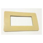 PLACCA A QUATTRO POSTI MATIX DI COLORE SABBIA - BTICINO LEGRAND AM4804SS