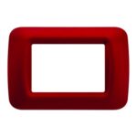 Placca 3 Posti Top System Amaranto Classico - GEW GW22533