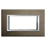 Placca Rettangolare 4 Moduli Axolute Bronzo - BTICINO LEGRAND HA4804BR