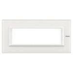 Placca Rettangolare 6 Posti Axolute Bianco - BTICINO LEGRAND HA4806VBB
