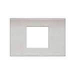 Placca 2 Moduli Living Light Bianco Integrale - BTICINO LEGRAND N4819IB