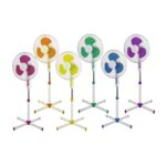 Ventilatore a piantana in diversi colori, composto da TRE pale per un diametro totale di 40 cm - COD. VP40/145TMC
