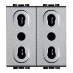 presa duplex a due poli (2P+T ) - BTICINO LEGRAND NT4180/2