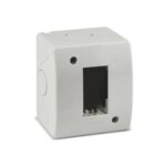 Contenitore autoportante minicanali IP40 S44 1 Modulo Bianco - AVE SPA 44Q01