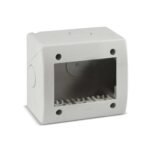 Contenitore Autoportante per Minicanali IP40 S44 3 Moduli Bianco - AVE SPA 44Q03