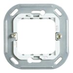 Supporto in Resina e Acciaio Inox a 2 moduli 71x71 Axolute - BTICINO LEGRAND H4702IT