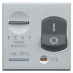 Interruttore Automatico Differenziale 2P 1P+N 16A 10MA Axolute - BTICINO LEGRAND HC4305/16