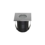 Faretto ad Incasso LED Quadrato 3W IP65 Luce Calda - STONE 3030/C