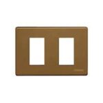 Placca Rettangolare 2 Posti Magic Bronzo - BTICINO LEGRAND 503/2A/B