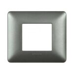 Placca Tonda 2 Posti Matix Pietra - BTICINO LEGRAND AM4802SP