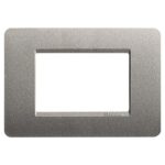 Placca 3 Posti Matix Titanium - BTICINO LEGRAND AM4803TA