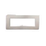 Placca Rettangolare 6 Posti Matix Cenere - BTICINO LEGRAND AM4806LCN