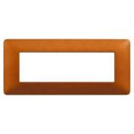 Placca Rettangolare 6 Posti Matix Terra - BTICINO LEGRAND AM4806LST