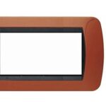 Placca 7 Posti Living International Terracotta - BTICINO LEGRAND L4807TR