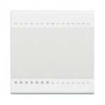 Copritasto Neutro Illuminabile 3 Moduli Livinglight Bianco - BTICINO LEGRAND N4915M3N