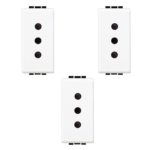 PRESA 2P+T 10A 250VAC BIANCO 3 PEZZI - BTICINO LEGRAND N4113/3PZ
