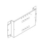 PIASTRA DI FISSAGGIO PER MW630 LARGHEZZA 600MM - BTICINO LEGRAND 9561P/SW