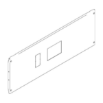 PANNELLO A 4 VITI DI FISSAGGIO PER INTERRUTTORI M4 630 - BTICINO LEGRAND 9741/04