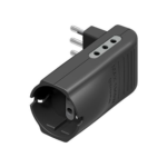 ADATTATORE SALVASPAZIO CORNER 2 PRESE 10A E 1 PRESA TEDESCA P30 - BTICINO LEGRAND S3615GE