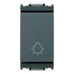 Pulsante 1P NO 10A luce grigio - VIW 16081