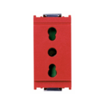 PRESA 2P+T 16A P17/11 ROSSO - VIW 16203.R
