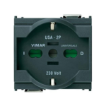 PRESA 2P+T 16A UNIVERSALE GRIGIO - VIW 16210