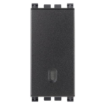 PULSANTE 1P NO 10A GRIGIO - VIW 19008