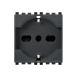 PRESA 2P+T 16A UNIVERSALE GRIGIO - VIW 20210