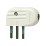 SPINA 2P+T 10A 90O BIANCO - VIW 01041.B