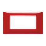 PLACCA 4 MODULI REFLEX RUBINO - VIW 14654.51
