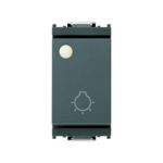 PULSANTE 1P NO 10A LUCE LUMINESCENTE GRIGIO - VIW 16081.F