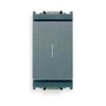 PULSANTE 1P NO 16A CON CONTATTO NC GRIGIO - VIW 16107