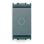 PULSANTE 1P NC 16A CON CONTATTO NO GRIGIO - VIW 16110