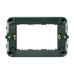 SUPPORTO 3 MODULI CON VITI GRIGIO - VIW 16713