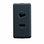 PRESA 2P 6A 24V (SELV) POLARIZZATA SY/BK - GEW GW21234