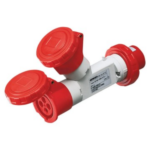 MOLTIPLICATORE MOBILE 2 USCITE 3P+T 16A 400V 6H - GEW GW64013
