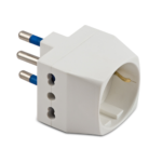 ADATT.TRIPLO-SCHUKO 16A+T BIANCO - MAS 05761