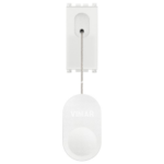 PULSANTE 1P NO 10A TIRANTE BIANCO - VIW 19052.B