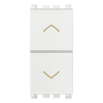 DUE PULSANTI INTERBLOCCATI NO+NO 10A BIANCO - VIW 19062.B