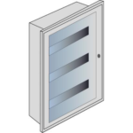 BTDIN - QUADRO DA INCASSO LAMIERA 36 DIN - BTICINO LEGRAND E209C/36D