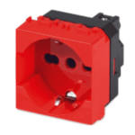 MIX PRESA P40 UNIVERSALE 2P+T 16A ROSSO - MAS 21170R